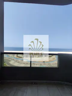 For Annual Rent on Ajman Corniche, First Row Al Rumailah 1, 3 Bedrooms + Living Room, Fully Open Vie