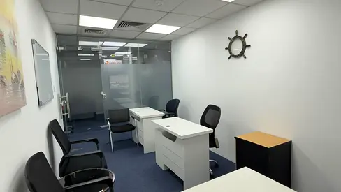 150 SFT Fully Furnished Office with all amenities for AED AED 25,999 Yearly