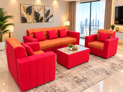 Luxury 5-Seater Sofa with Centre Table
Upgrade your living room with this stylish 5-seater sofa se