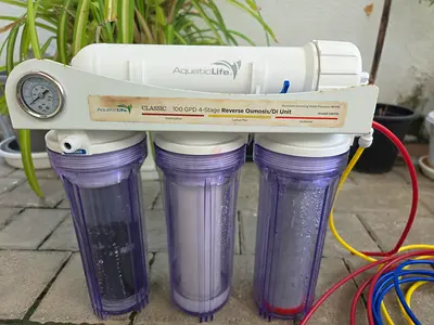 Once used 5-stage Aquafilter Reverse Osmosis Filtration Unit