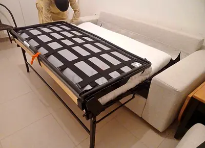 2 seater sofa bed with mattress Ikea vimle