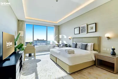 Palm Tower Studio | Furnished | Panoramic Sea & Marina View