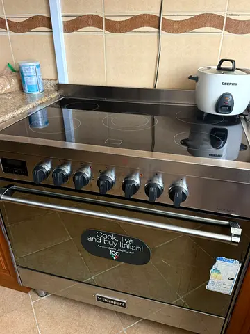 Bompani stainless steel electric ceramic hob with oven - good condition