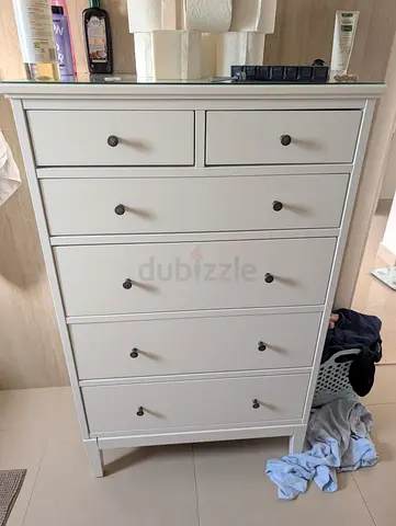 IKEA Hemnes 6-drawer Chest in White - Good Condition