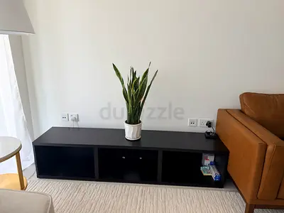 Dark brown IKEA TV bench - like new!
