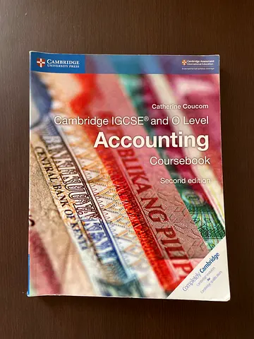 Cambridge IGCSE and O Level Accounting Coursebook (2nd Edition)
