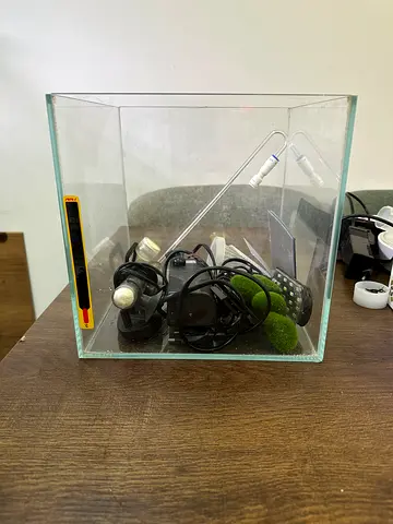 Glass tank 25cm Cube with full accessories