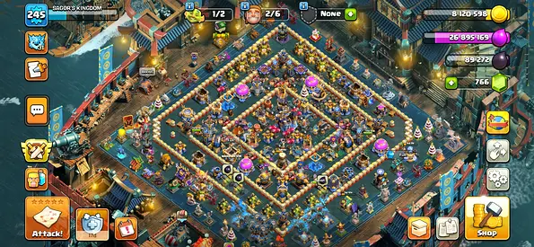 CLASH OF CLANS TOWN HALL 18 FOR SALE