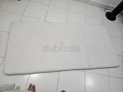 Single mattress topper / thin mattress - clean white, good condition  foldeble bed