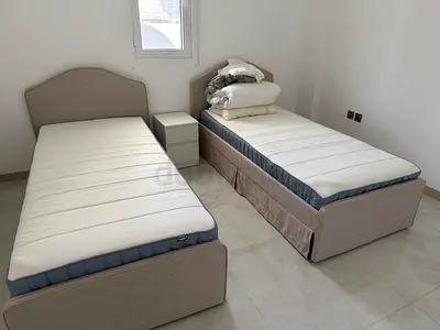 single fabric bed with mattress - good condition 1 item