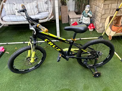 Yellow and Black Kids Bike