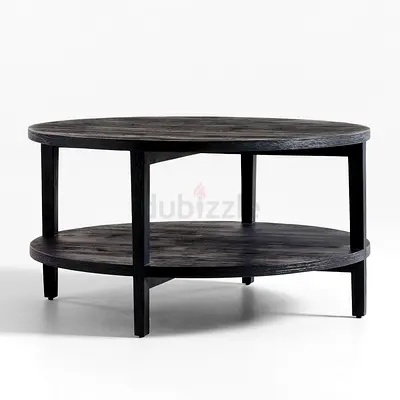 Crate & Barrel Clairemont Round Coffee Table 36" — Brand New