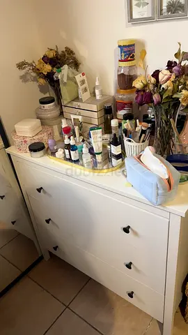 IKEA white 3-drawer dresser - good condition