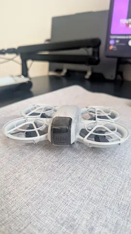 Rarely used compact DJI Neo drone with prop guards, Battery and Filters.