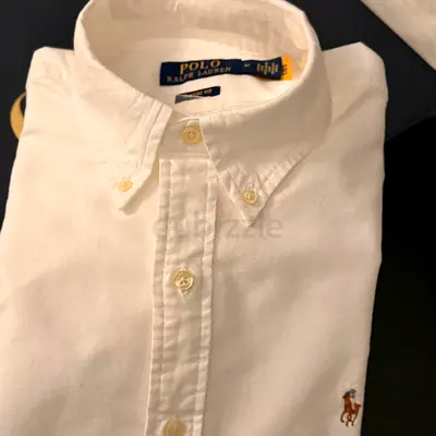 Polo Ralph Lauren White Oxford classic fit size M