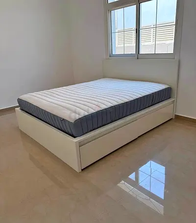 IKEA malam bed with mattress queen size bed