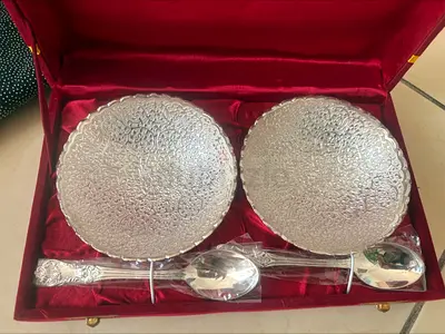 Silver plated bowls