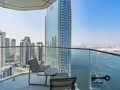High floor | Creek and Downtown views | Furnished