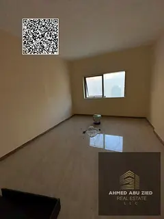 Spacious 1BR apartment for annual rent in Al Nuaimiya 1. Balcony with open view, 1 bath, 4 payments,