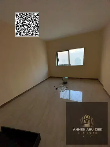 Spacious 1BR apartment for annual rent in Al Nuaimiya 1. Balcony with open view, 1 bath, 4 payments, security deposit by cheque, near all services