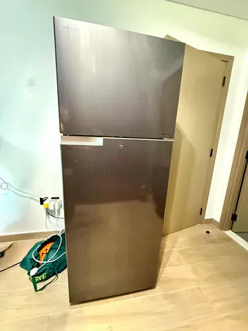 Top Freezer Refrigerator - Good Condition, Stainless Steel
