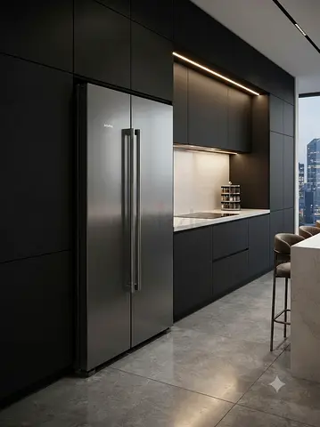 Siemens Side-by-Side Refrigerator Freezer – Spacious Storage | Premium Modern Design