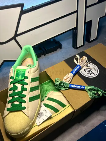 adidas Superstar x Ravi Restaurant Low Ecru Tint Green