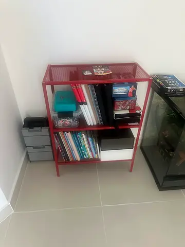 Red book shelf