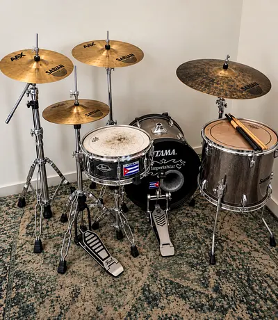 Complete Drum Kit + Sabian Cymbals + Bags & Lots of Extras – Quick Sale