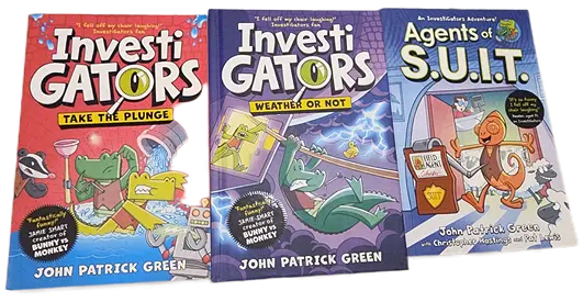 Set of 3 original kids comic book 'InvestiGators' by John Patrick - excellent condition