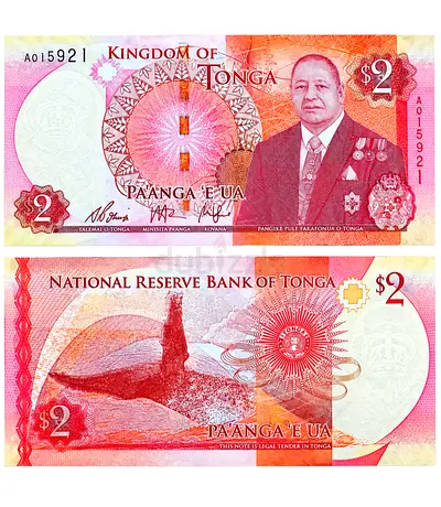 Banknote Tonga 🇹🇴 2 Pa'anga