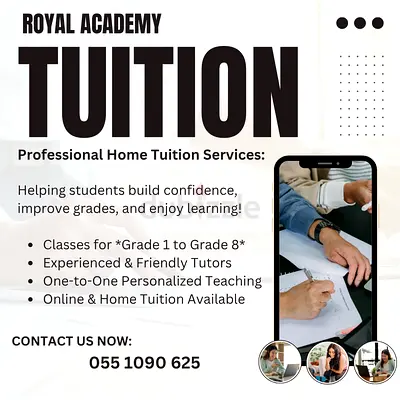 Home Tuition Available in Rolla Area Sharjah