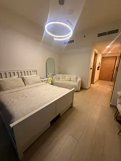 Furnished Studio | Azizi Riviera 26 | Balcony & Pool View