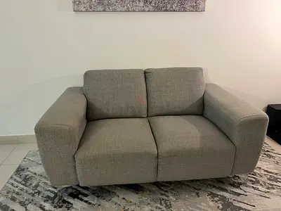 Grey 2-Seater Sofa Bed – Comfortable & Stylish