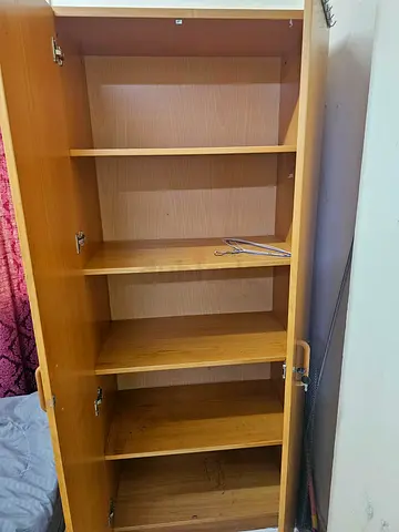 Wooden Cabinet with Multiple Shelves - Good Condition