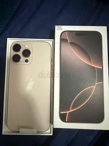 iPhone 16 Pro Max 256GB - Desert titanium (With Box) - Excellent Condition