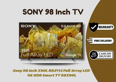 Sony 98 Inch BRAVIA Full Array LED 4K HDR Smart TV 98X90L New - Warranty - Free Delivery All UAE