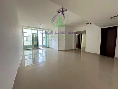 Two BHK in Al Mamzar with balcony family residence free gym & pool function hall mosque direct Dubai Exit very competitive price 4 or 6 cheques.