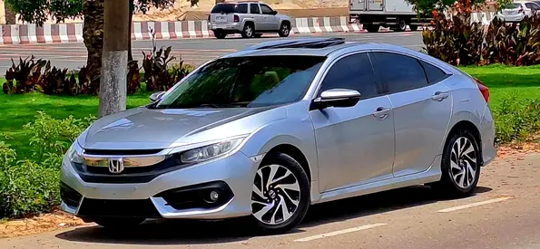 770/Month-(4 years) | Honda Civic EX 2018 | GCC Specs | Full Option | Non-Accident