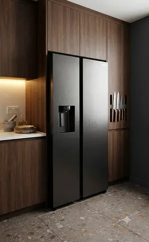 Samsung Side-by-Side Refrigerator – Water Dispenser & Ice Maker | Like-New Condition
