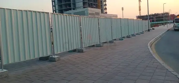 Wall Fence(شينكو) White wood , plywood