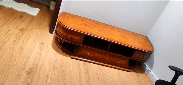 Wooden TV/Entertainment Unit with Drawers - Classic Design