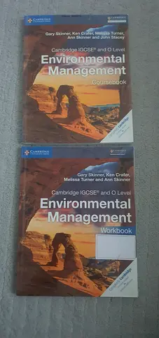 Cambridge IGCSE and O Level Environmental Management Coursebook & Workbook (pair)