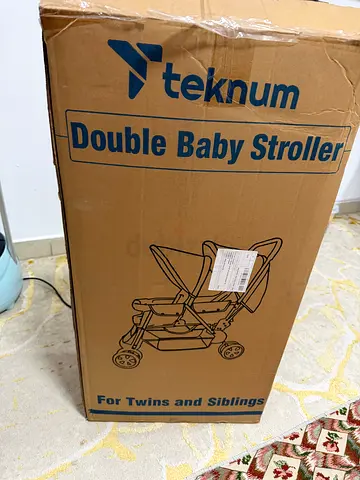 Teknum twin baby stroller with box