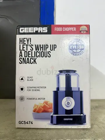 Geepas GC5474 300W Food Chopper – Stainless Steel Bowl