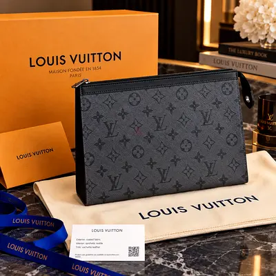 Louis Vuitton Pochette Voyage MM Monogram Eclipse
