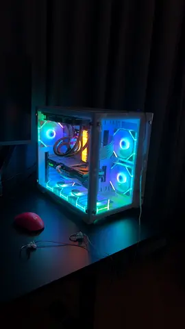 White RGB Gaming Desktop PC with Liquid Cooler (Custom Build)