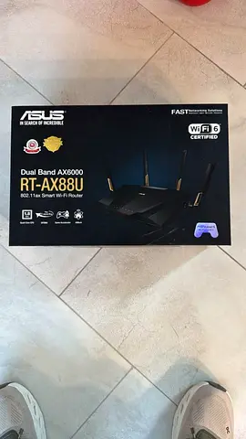 ASUS dual band AX6000 router