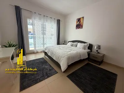 شقه فاخره ثاني ساكن غرفه وصاله مع بلكونه مفتوحه. عجمان ابراج الياسمين .مفروش بالكامل للإيجار الشهري✨الإيجار يشمل الفواتير والإنترنت وموقف