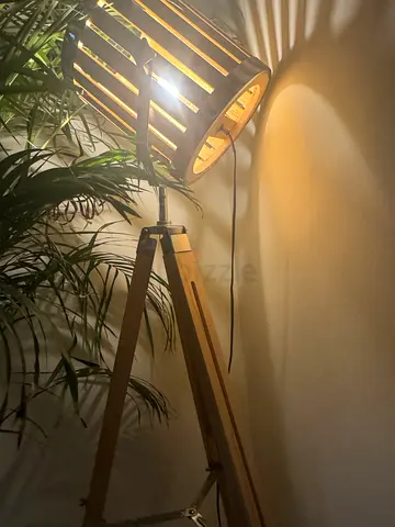 Floor lamp (wood)